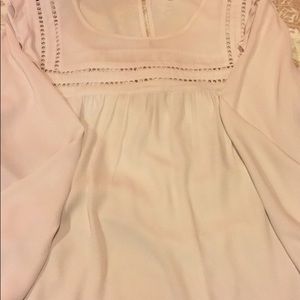 Mello day ivory eyelet blouse 2x
